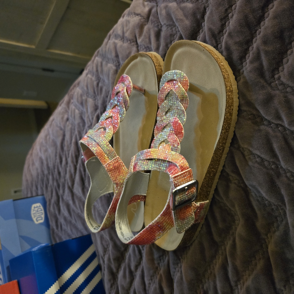 Sugar Kids Sandals with Multicolor Straps